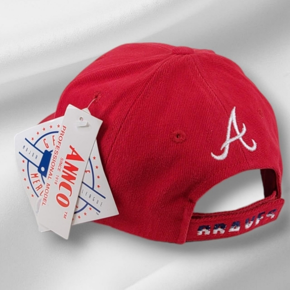 New Mens Vintage Atlanta Braves Snapback Cap Hat - Picture 5 of 5